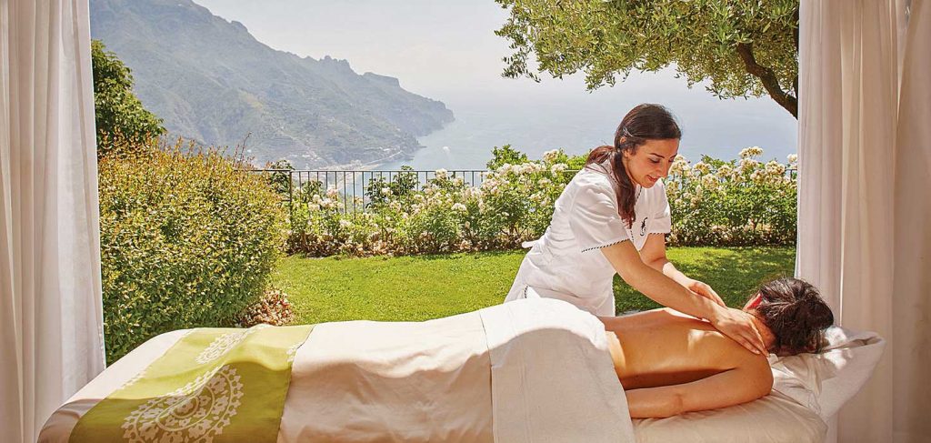 SPA hotel Caruso Ravello, hotel de luxe côte Amalfitaine (Italie)