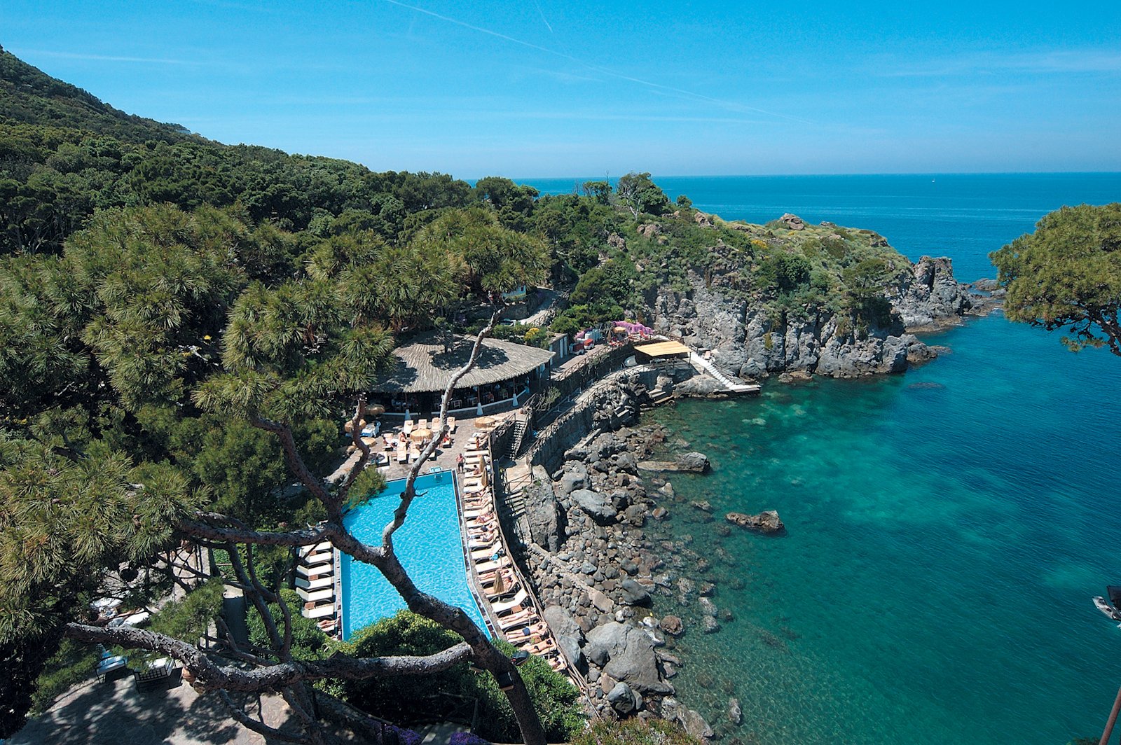 Piscine du Mezzatorre Hotel, Ischia Italie