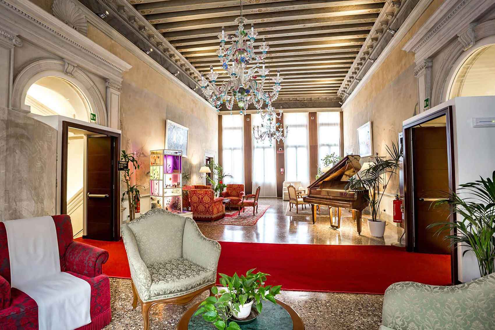 Ruzzini Palace Hotel 4 étoiles Venise (salon de réception)