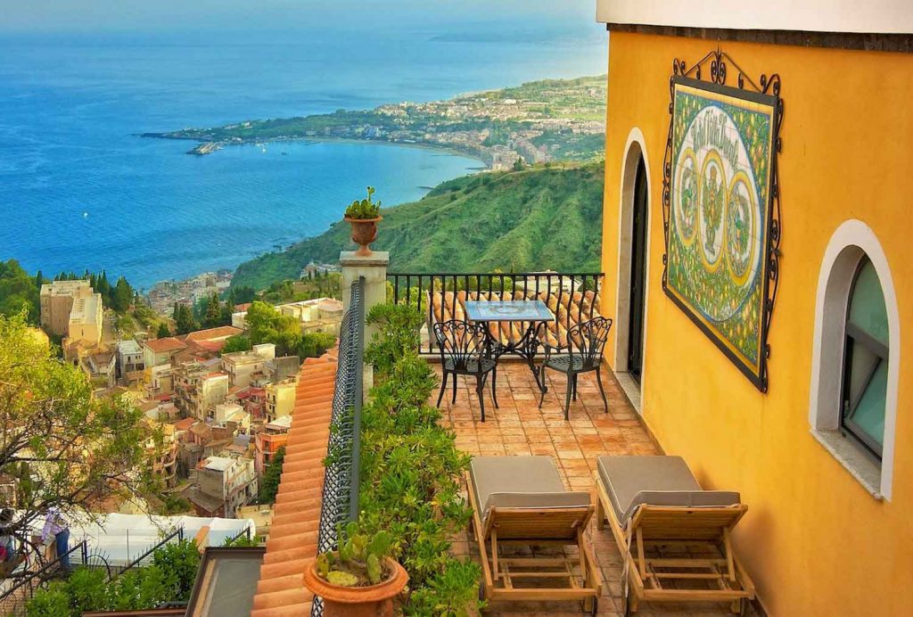 Villa Ducale Taormina (Sicile, Italie) - hôtel de charme avec vue panoramique