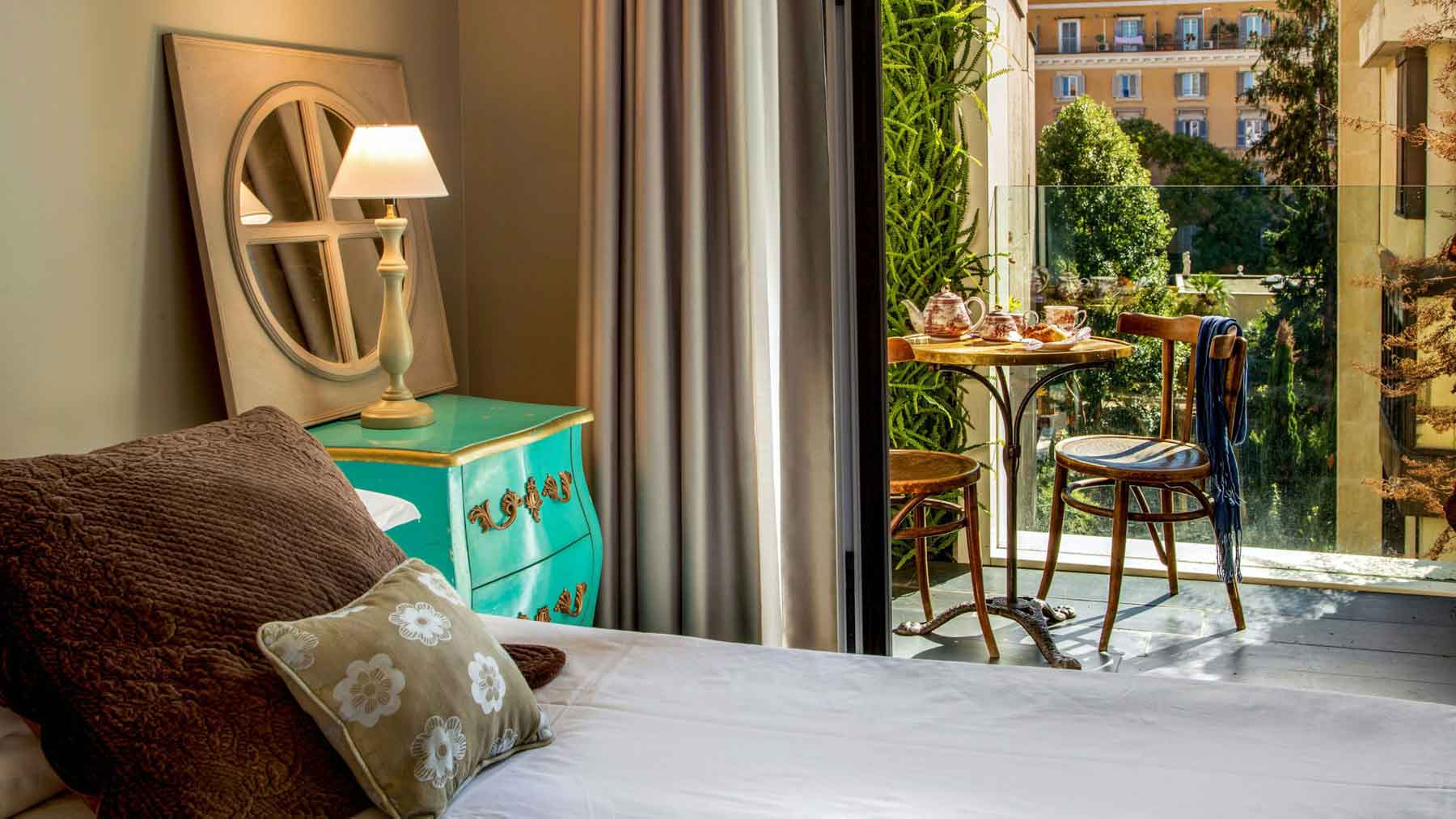 The B Place Boutique Hotel Rome centre, Italie (chambre double avec balcon)