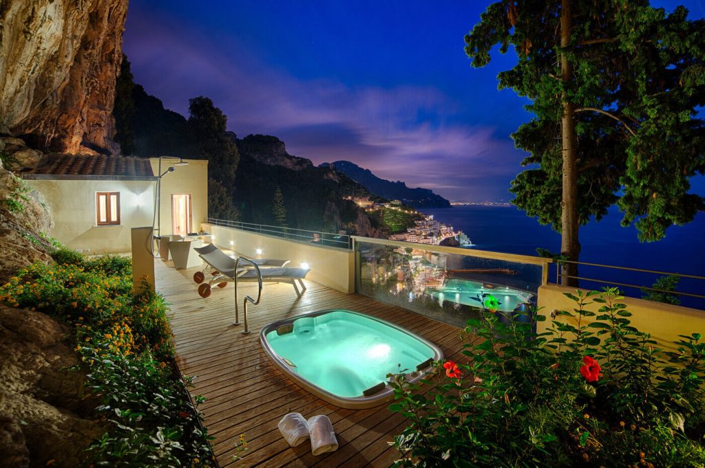 Extérieur de la Suite Héritage Grand Hotel Convento di Amalfi (côte amalfitaine, Italie)