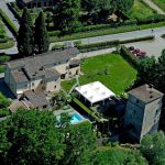 Relais Torre Santa Flora, hotel de charme en Toscane, Italie (vue aérienne)