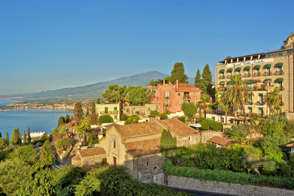 Villa Carlotta Boutique Hotel de luxe à Taormina en Sicile (Italie)