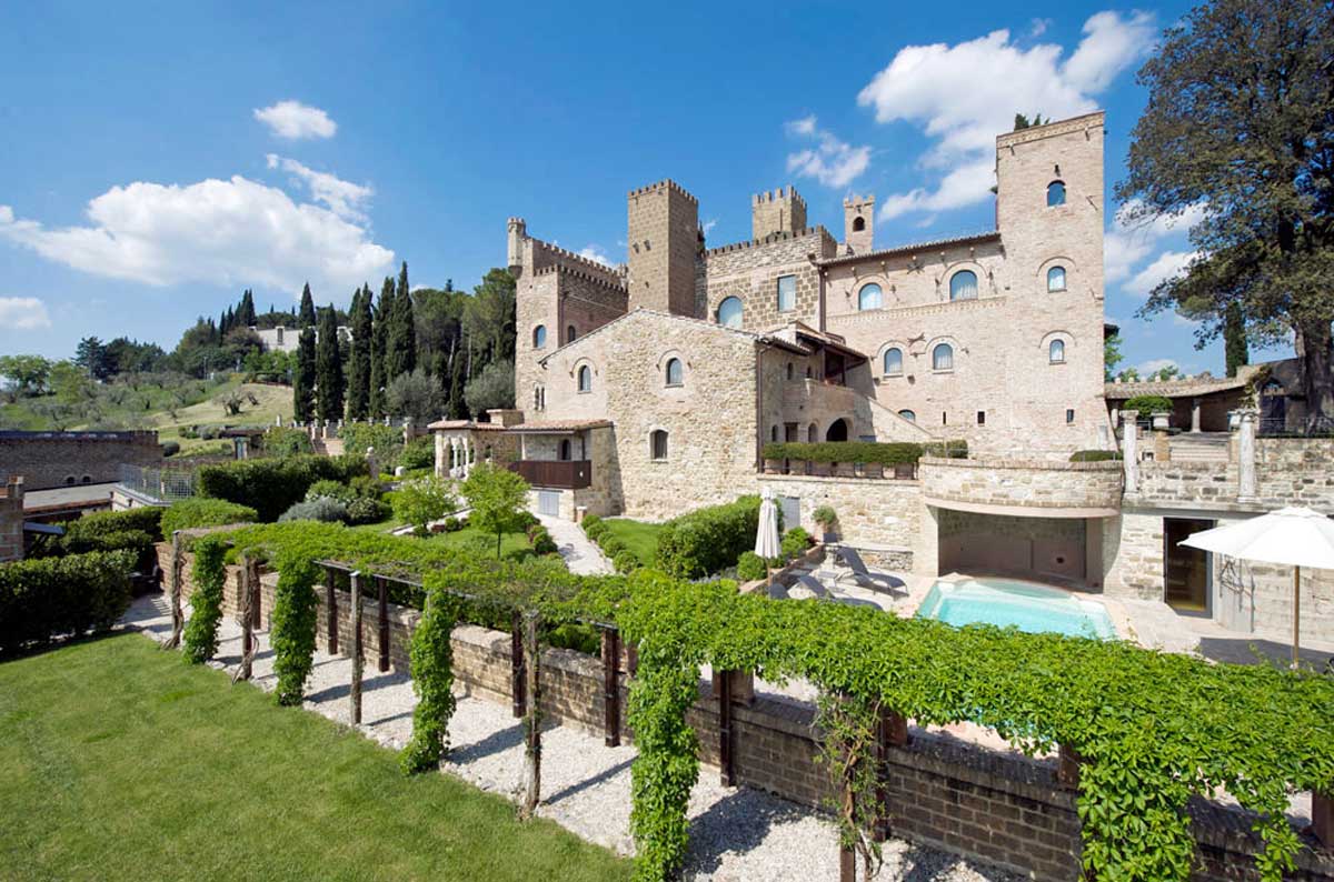 Castello di Monterone, hotel de charme près de Pérouse en Ombrie, Italie
