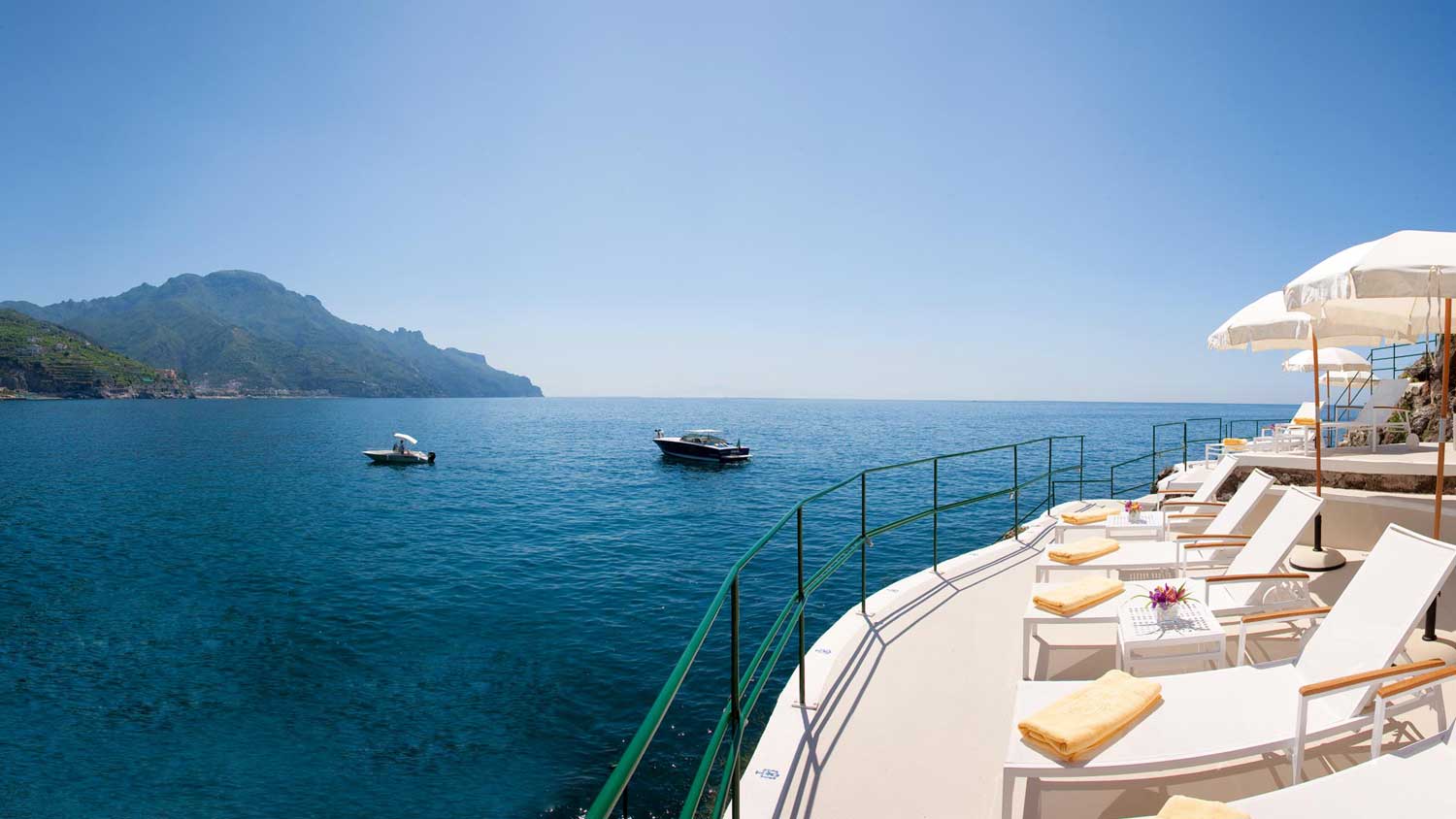 Hotel Palazzo Avino Ravello Italie - Clubhouse by the Sea