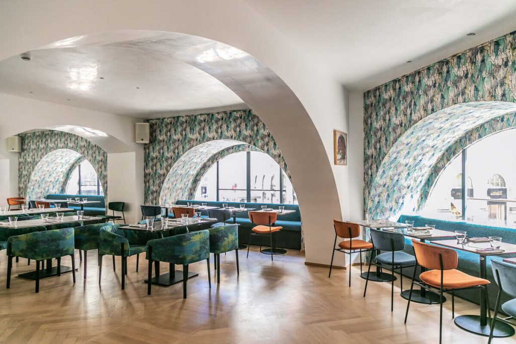 Bar restaurant de l'hôtel Galleria Vik Milano (Italie)